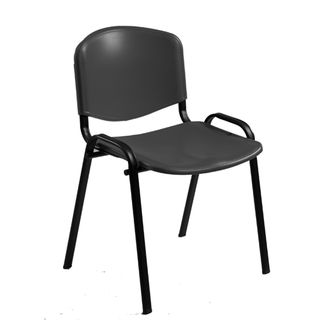 Seduta attesa Dado D5PS - senza braccioli - PPL - nero - Unisit