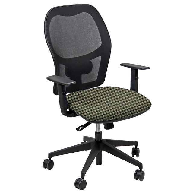 Seduta operativa Hubble HUHU - tessuto Fashion - braccioli regolabili - beige -…