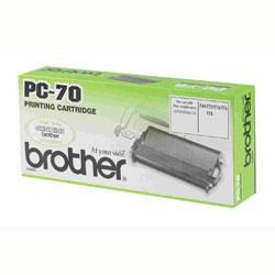 Brother PC70 - Nero - nastro di stampa - per FAX-T72, T74, T76, T78, T82, T84