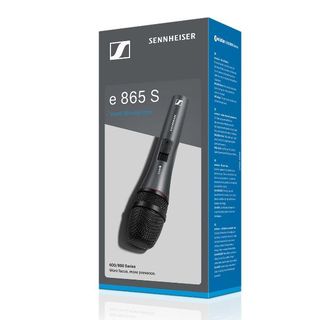 Sennheiser E865S Microfono a condensatore supercardioide per parlato e voce, co…
