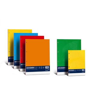 Separatore Dividerello - cartoncino colorato 220 gr - A4 - mix 5 colori - Favin…
