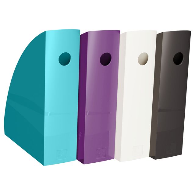 Set 4 portariviste Mag-Cube - linea Titane - 26,6 x 8,2 x 30,5 cm - colori asso…