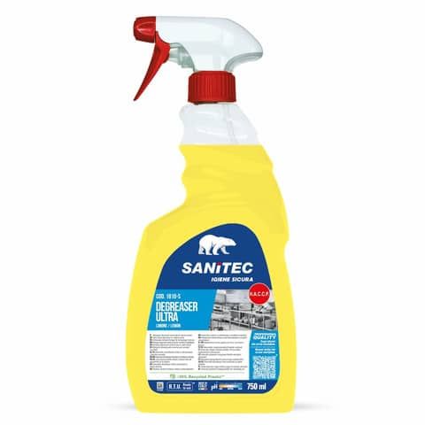 Sgrassatore Degreaser Ultra - trigger 750 ml - limone - Sanitec