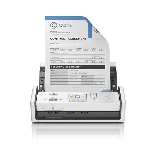 Brother Scanner desktop compatto con duplex (DUAL CIS) e wireless.
