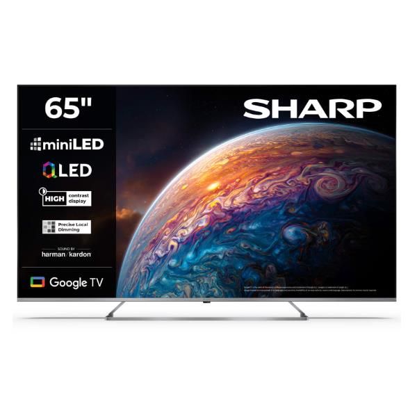 Sharp 65JP7765E TV 65 pollici 4K QLED MiniLED Google TV"
