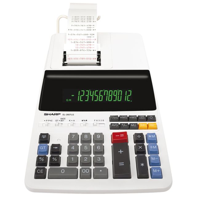 Sharp Calcolatrice scrivente SH-EL2607LG