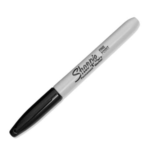 Sharpie - Marcatore - permanente - nero - inchiostro base acqua - 0.9 mm - fine…