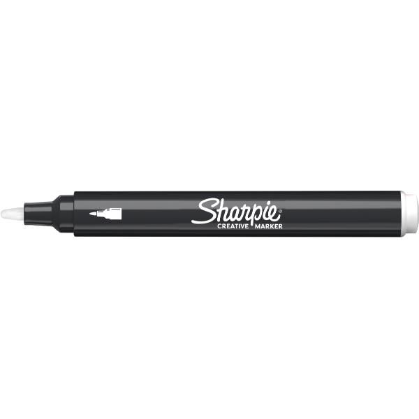 Sharpie 2218126, 1 pz, Bianco, Nero, Rotondo