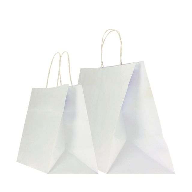 Shopper Twisted XLarge - maniglie cordino ritorto - 32 x 23 x 35 cm - carta kra…