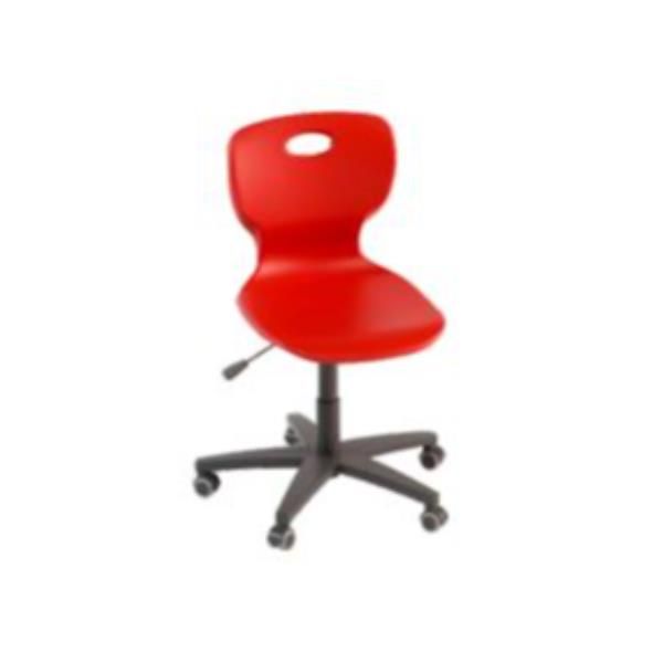 Smartarreda VEGAL4052R, Seduta rigida, Schienale rigido, Rosso, Rosso, Poliprop…