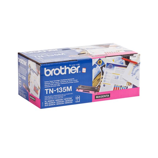 Brother TN135M - Magenta - originale - cartuccia toner - per Brother DCP-9040, …
