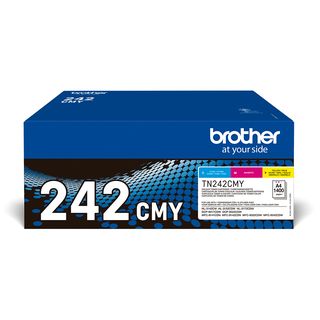 Brother TN242CMY Value Pack - Confezione da 3 - giallo, ciano, magenta - origin…