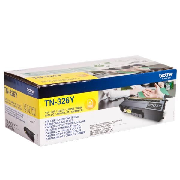 Brother TN326Y - Giallo - originale - cartuccia toner - per Brother DCP-L8400, …
