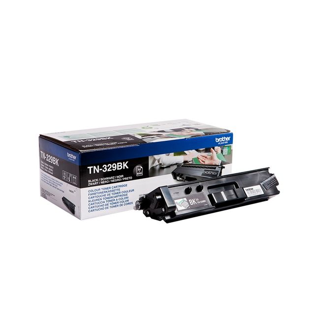 Brother TN329BKP - Nero - originale - cartuccia toner - per Brother DCP-L8450CD…