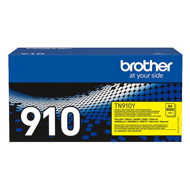 Brother TN910Y - Ultra Jumbo - giallo - originale - cartuccia toner - per Broth…