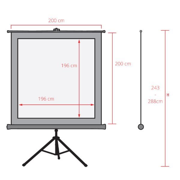 Sopar telo videoproiettore New Junior 200x200