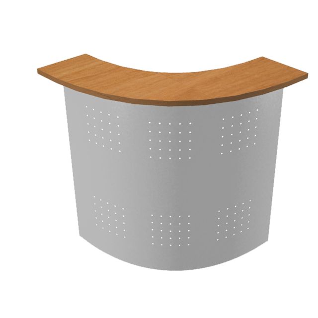 Sopralzo angolare reception Easy - 90 gradi - 96,5 x 96,5 x 115 cm - noce chiar…