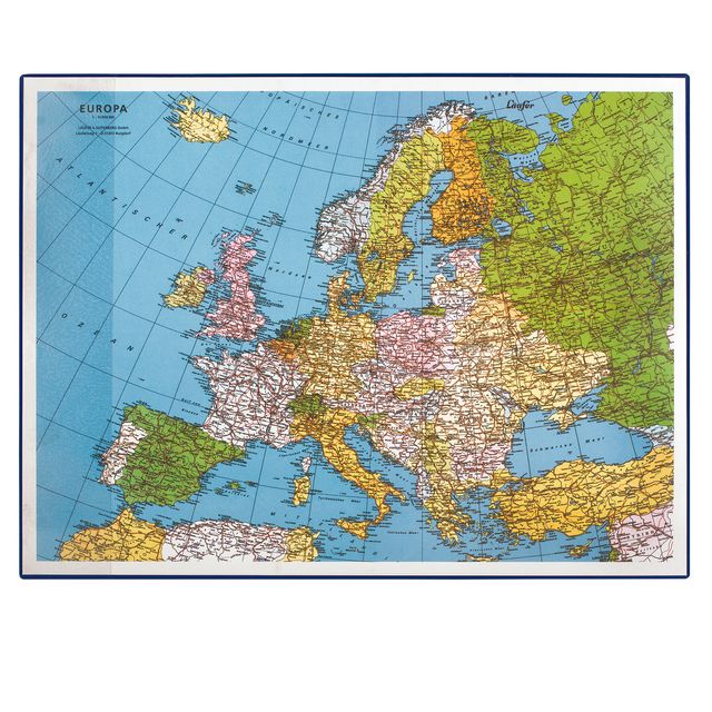 Sottomano Geographic Europa Läufer - 40 x 53 cm - Lebez
