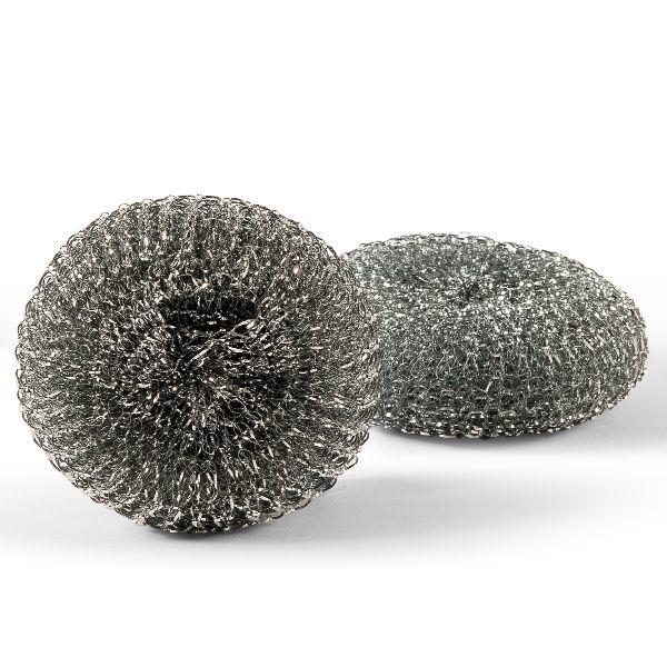 Spugna zincata - 30 gr - metallo zincato - Perfetto - conf. 2 pezzi
