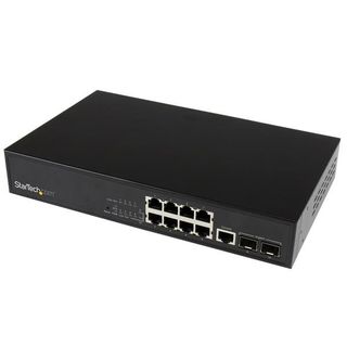 StarTech.com - Switch - gestito - 8 x 10/100/1000 - montabile su rack - AC 90 -…