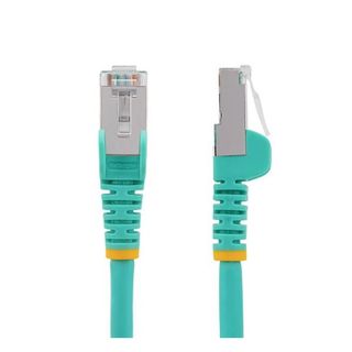 StarTech.com 1.5m CAT6a Ethernet Cable - Aqua - Low Smoke Zero Halogen (LSZH) -…
