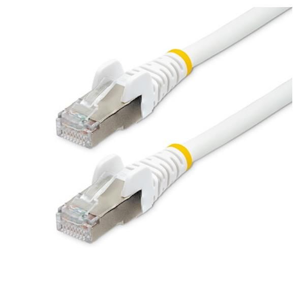 StarTech.com 1.5m CAT6a Ethernet Cable - White - Low Smoke Zero Halogen (LSZH) …