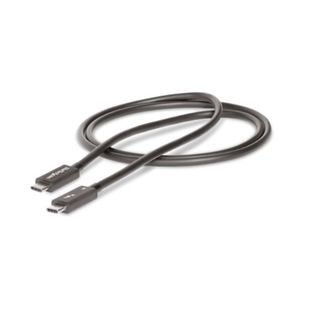 StarTech.com 1.6ft (50cm) Thunderbolt 4 Cable, 40Gbps, 100W Power Delivery, 4K/…