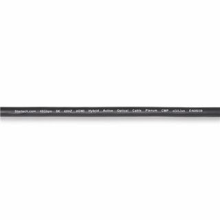 StarTech.com 100ft (30.4m) HDMI 2.1 Hybrid Active Optical Cable (AOC), CMP, Ple…