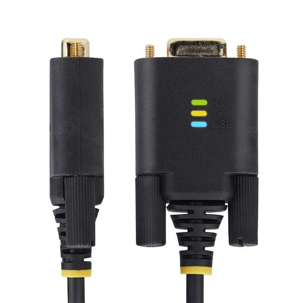 StarTech.com 10ft (3m) USB to Null Modem Serial Adapter Cable, Interchangeable …