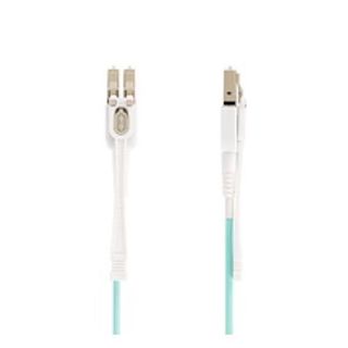 StarTech.com 10m (30ft) LC to LC (UPC) OM4 Multimode Fiber Optic Cable w/Push P…