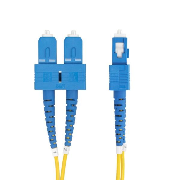 StarTech.com 10m (32.8ft) SC to SC (UPC) OS2 Single Mode Duplex Fiber Optic Cab…
