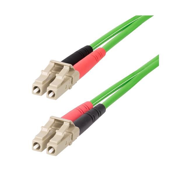 StarTech.com 15m (50ft) LC to LC (UPC) OM5 Multimode Fiber Optic Cable, 50/125µ…