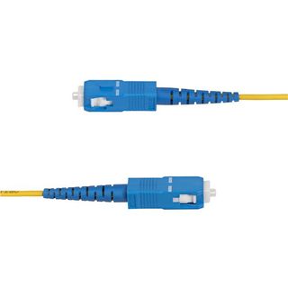 StarTech.com 1m (3.3ft) LC to SC (UPC) OS2 Single Mode Simplex Fiber Optic Cabl…