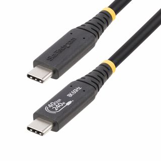 StarTech.com 1m (3.3ft) USB4 Cable, USB-IF Certified USB-C Cable, 40 Gbps - Cav…