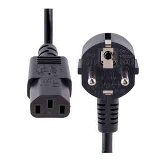 StarTech.com 1m (3ft) Computer Power Cord, 18AWG, EU Schuko to C13 Power Cord, …