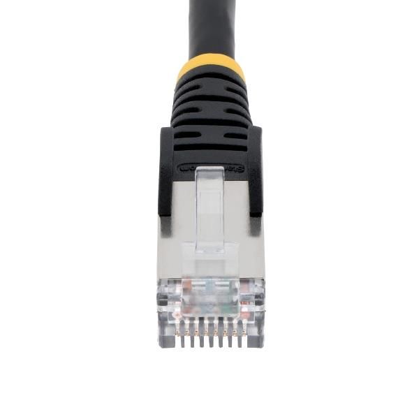 StarTech.com 1m CAT6a Ethernet Cable - Black - Low Smoke Zero Halogen (LSZH) - …