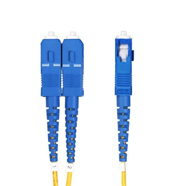 StarTech.com 25m (82ft) LC to SC (UPC) OS2 Single Mode Duplex Fiber Optic Cable…