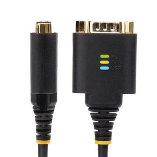 StarTech.com 2ft (60cm) 2-Port USB to Serial Adapter Cable, Interchangeable DB9…