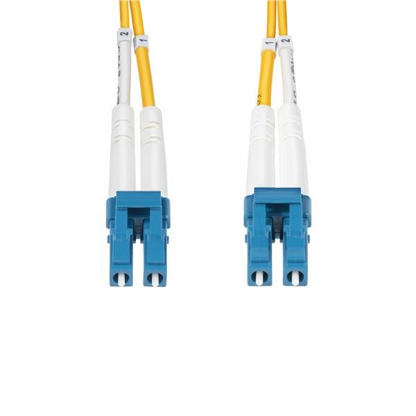StarTech.com 2m (6.6ft) LC to LC (UPC) OS2 Single Mode Duplex Fiber Optic Cable…