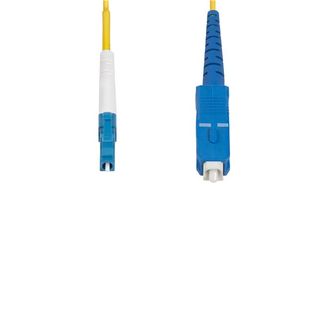 StarTech.com 2m (6.6ft) LC to SC (UPC) OS2 Single Mode Simplex Fiber Optic Cabl…