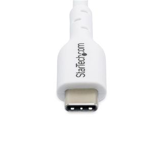 StarTech.com 2m (6.6ft) White USB-C Charging Cable, USB C Cable, USB 2.0 Type-C…