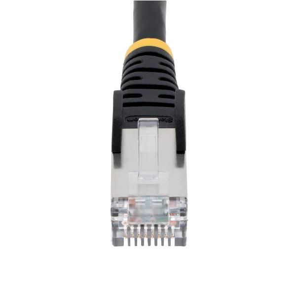 StarTech.com 2m CAT6a Ethernet Cable - Black - Low Smoke Zero Halogen (LSZH) - …