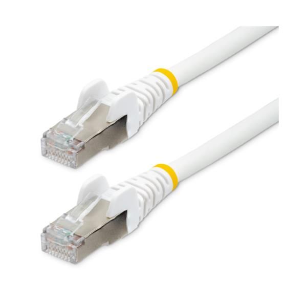StarTech.com 2m CAT6a Ethernet Cable - White - Low Smoke Zero Halogen (LSZH) - …