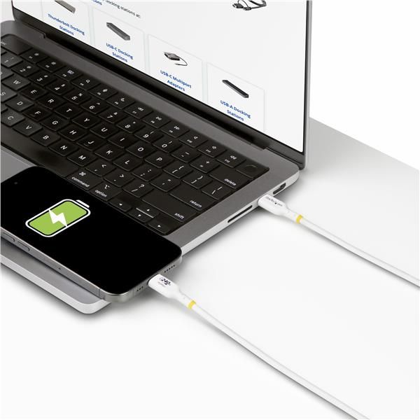 StarTech.com 2m USB C Charging Cable, USB-IF Certified USB-C Cable, 240W - Cavo…