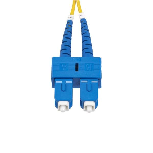 StarTech.com 30m (98.4ft) SC to SC (UPC) OS2 Single Mode Duplex Fiber Optic Cab…