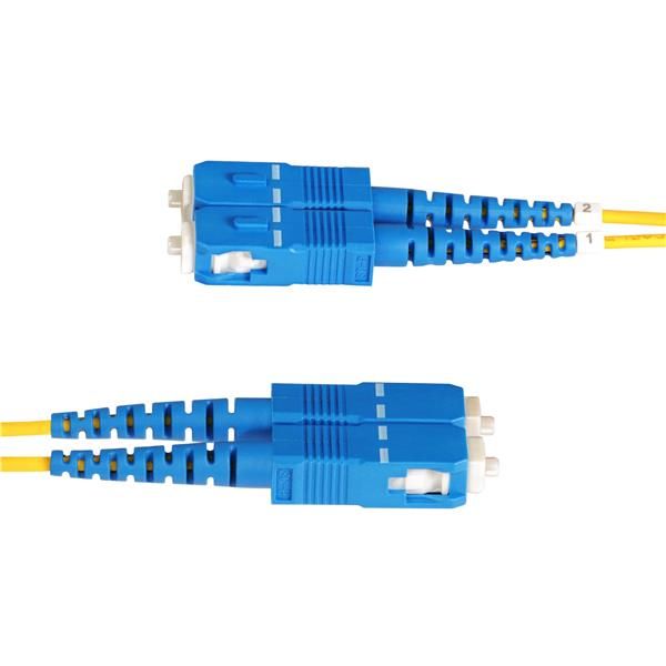 StarTech.com 30m (98ft) LC to SC (UPC) OS2 Single Mode Duplex Fiber Optic Cable…