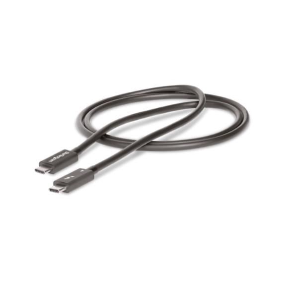 StarTech.com 3ft (1m) Thunderbolt 4 Cable, 40Gbps, 100W Power Delivery, 4K/8K V…