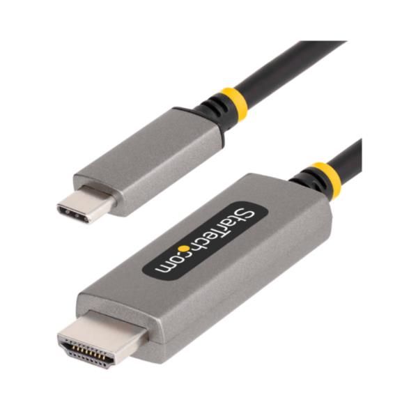StarTech.com 3ft (1m) USB-C to HDMI Adapter Cable, 8K 60Hz, 4K 144Hz, HDR10, US…