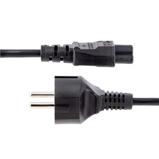 StarTech.com 3m (10ft) Laptop Power Cord, EU Schuko to C5, 2.5A 250V, 18AWG, No…