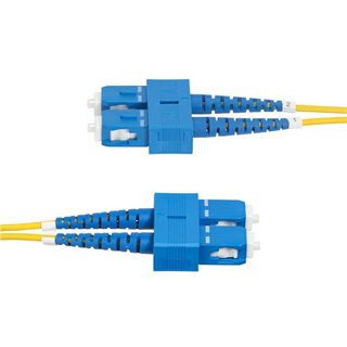 StarTech.com 3m (9.8ft) SC to SC (UPC) OS2 Single Mode Duplex Fiber Optic Cable…